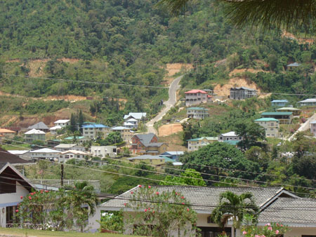 Maracas Gardens as seen from Mountain View